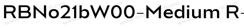 RBNo21bW00-Medium R字体转换